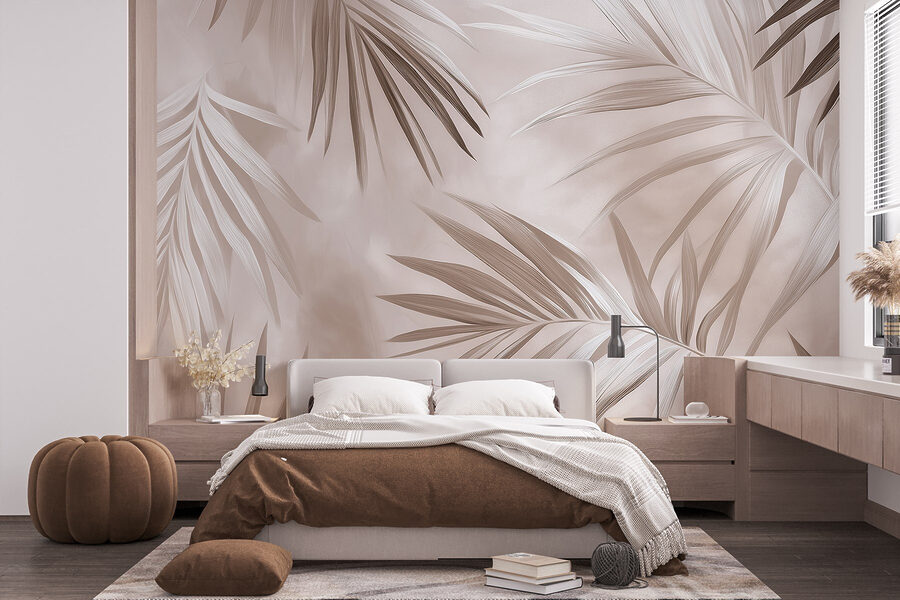 Nature’s elegant palm leaves in harmony