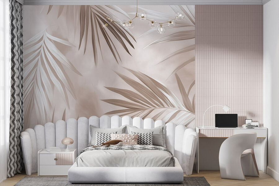 Nature’s elegant palm leaves in harmony