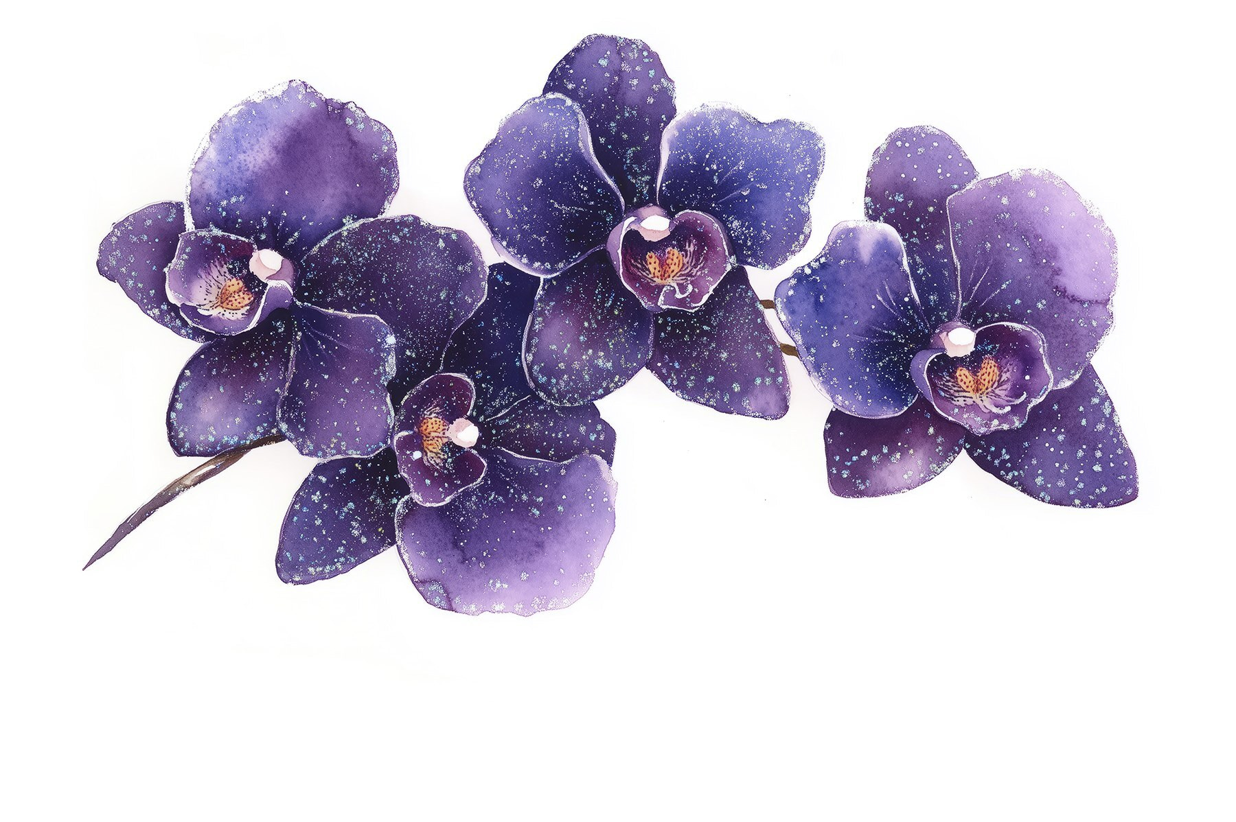 Group of purple flowers