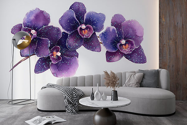 Group of purple flowers