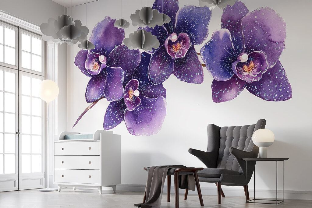 Group of purple flowers