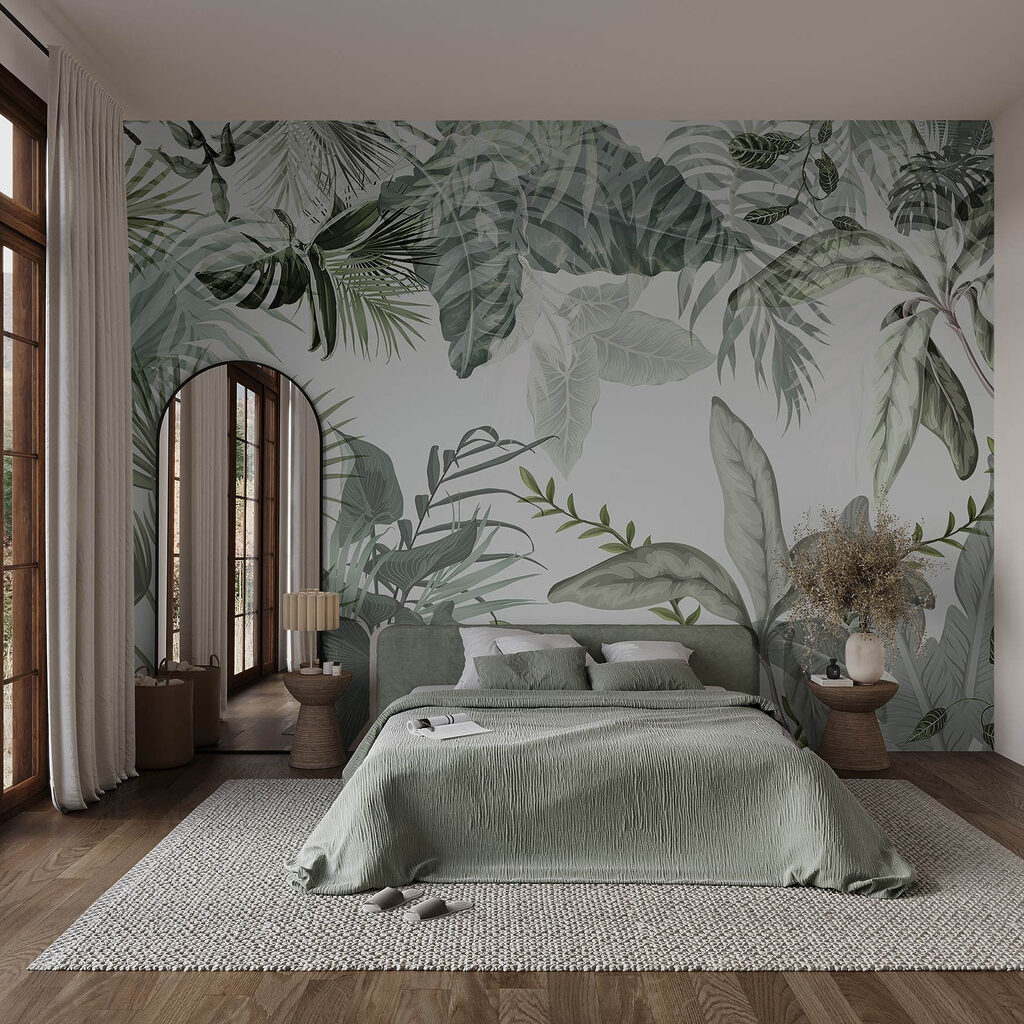 Nature's tranquil green tapestry unfolds