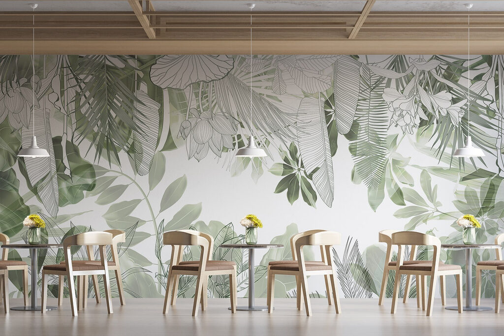 Botanical beauty in soft greens Botanical beauty in soft greens