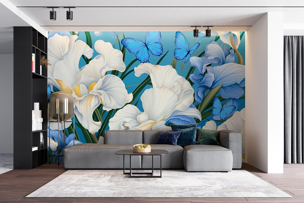 Beautiful blooms and vibrant butterflies