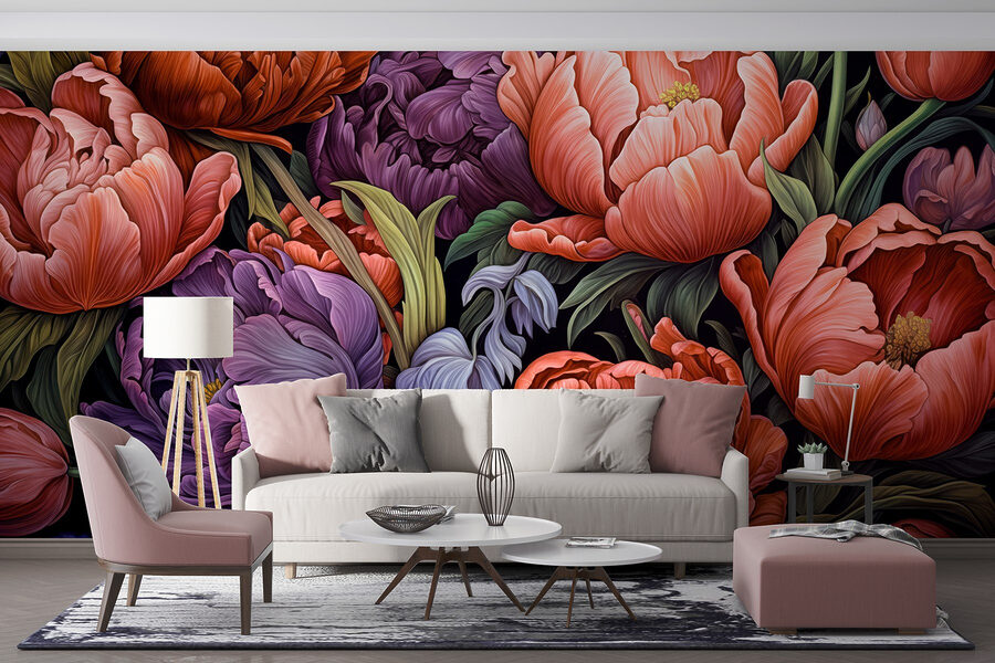 Vibrant blooms in rich colors Vibrant blooms in rich colors