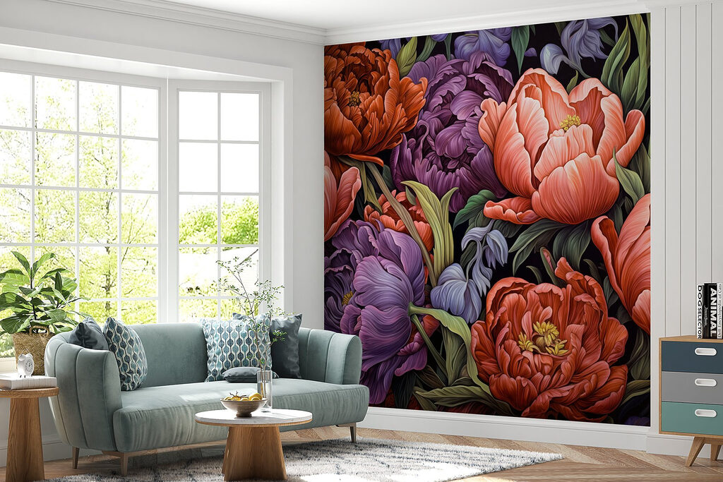 Vibrant blooms in rich colors