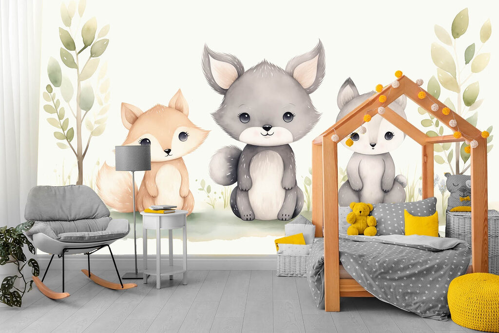 Group of animals sitting on grass Group of animals sitting on grass