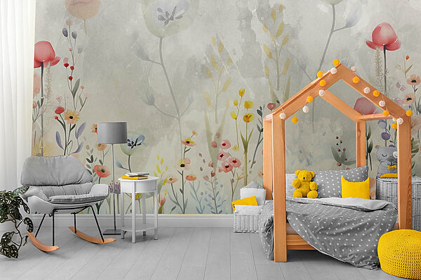 Painting of flowers and plants Painting of flowers and plants
