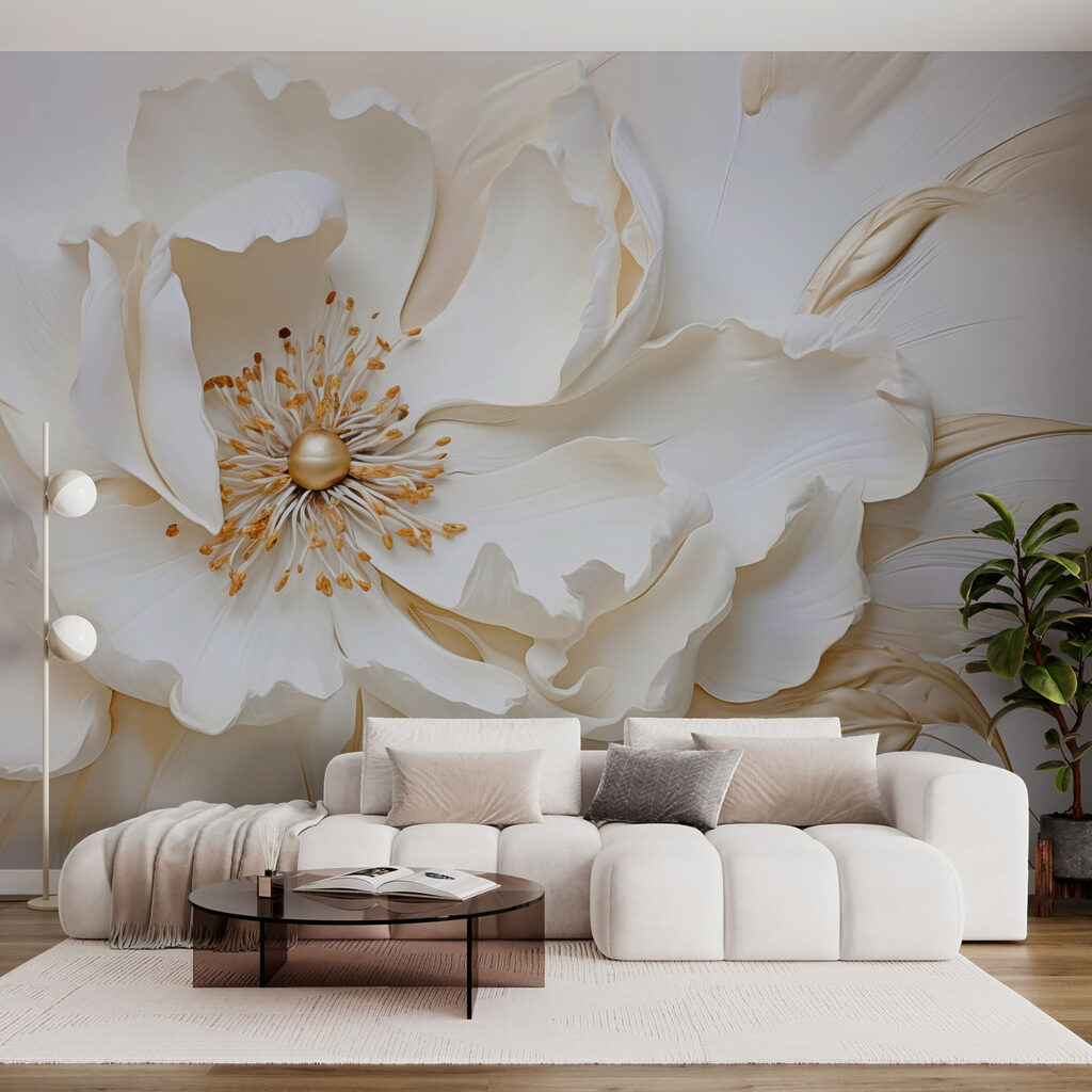 Delicate flower in soft hues