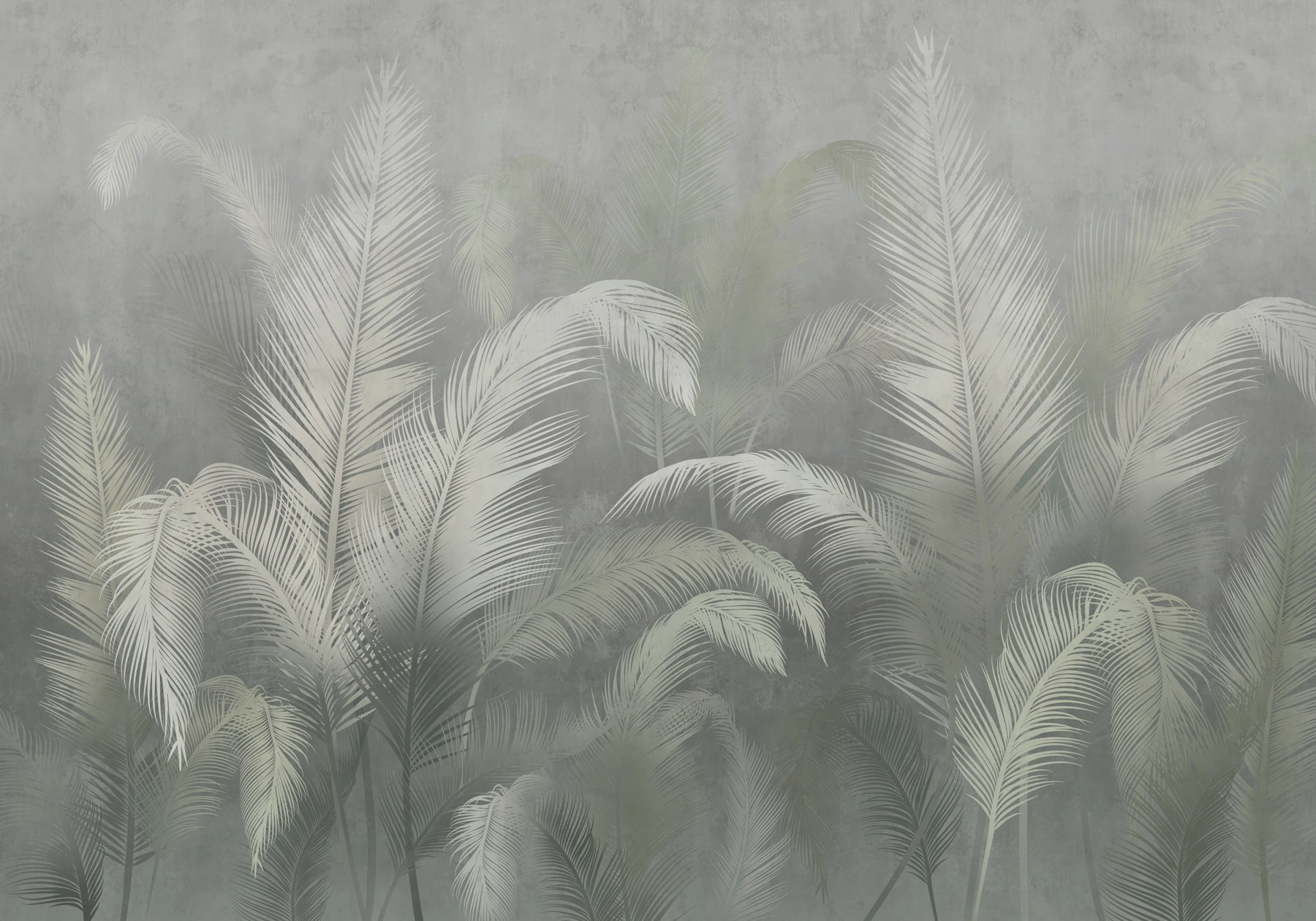 Soft foliage on a muted backdrop