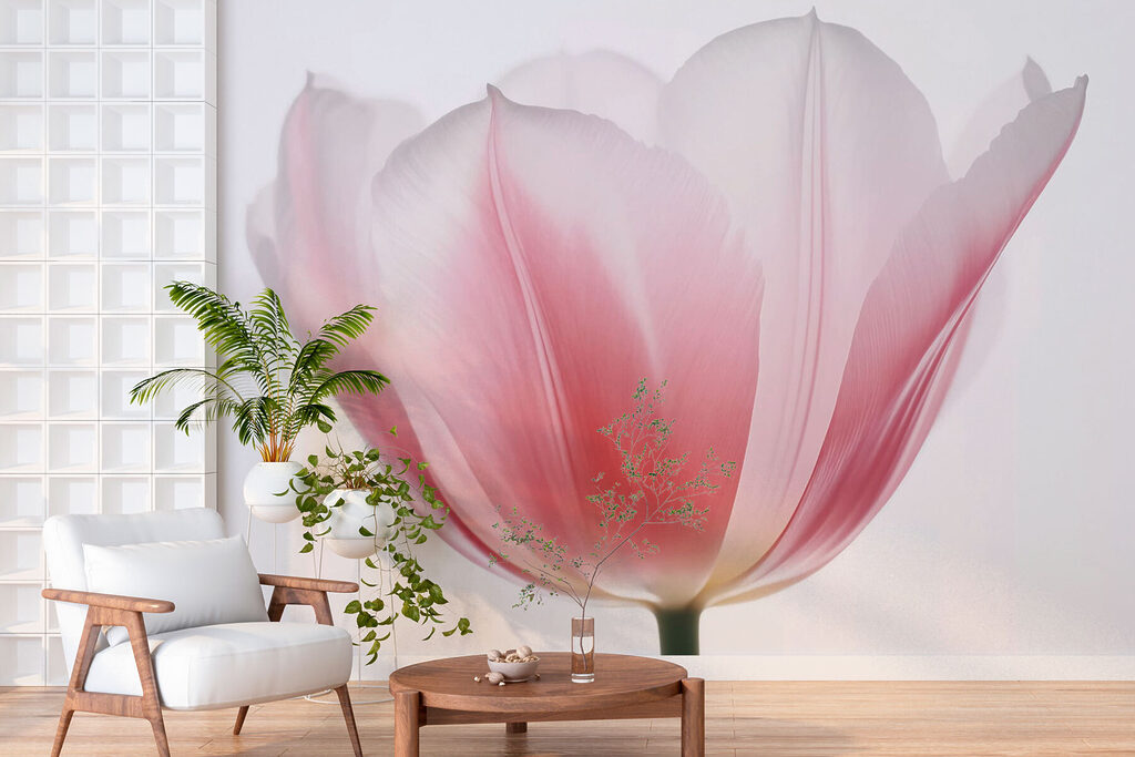 Delicate petals of soft hues