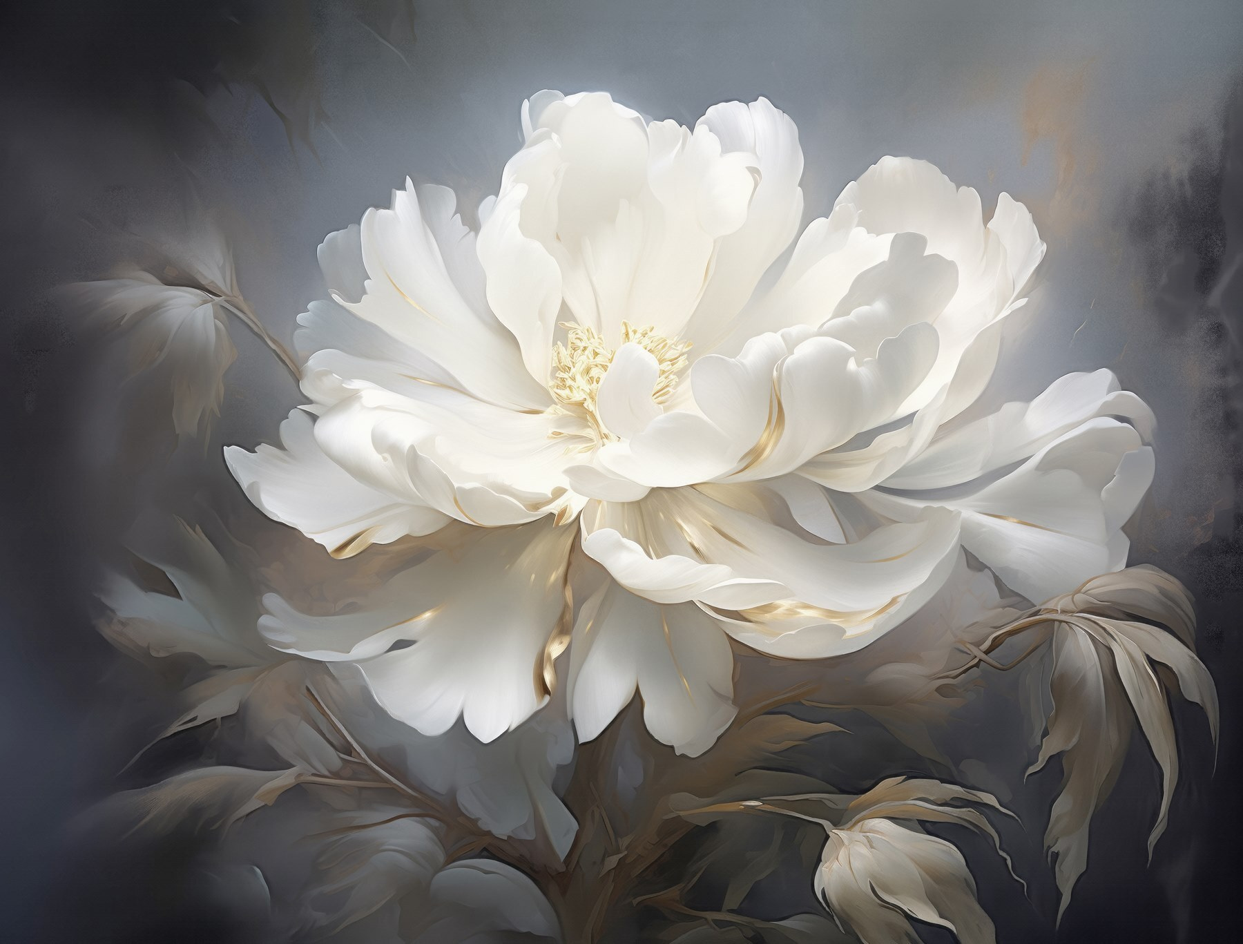 Delicate petals in soft hues