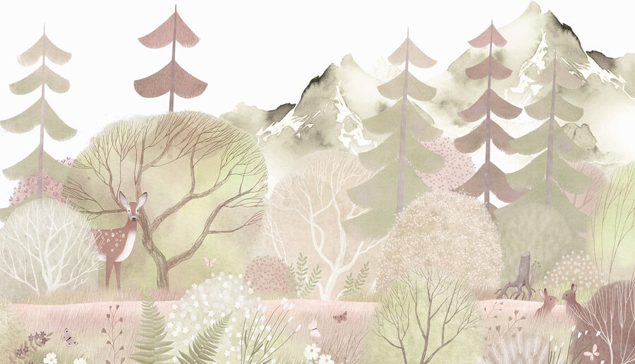 Deer in a forest Deer in a forest