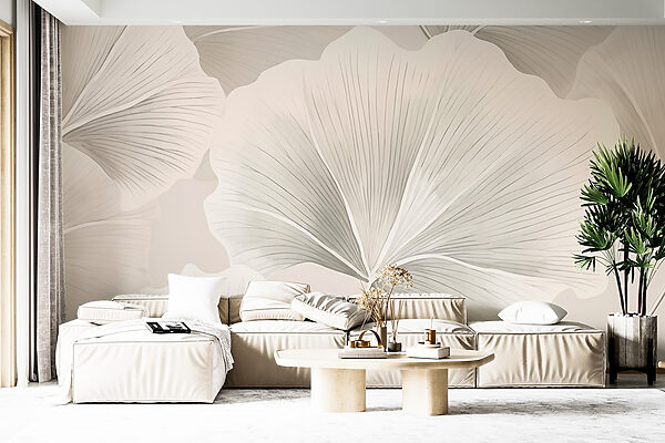 Delicate leaves in soft tones Delicate leaves in soft tones