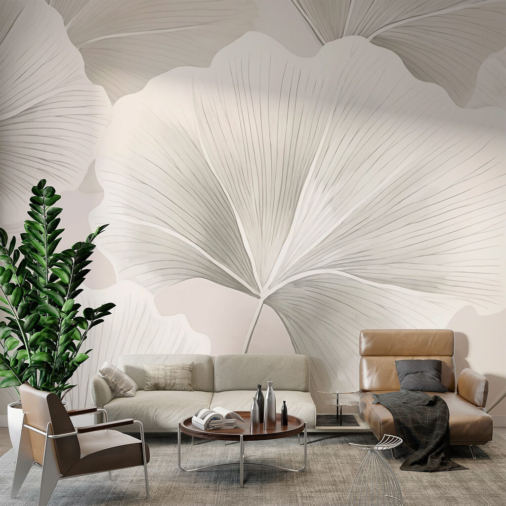 Delicate leaves in soft tones Delicate leaves in soft tones