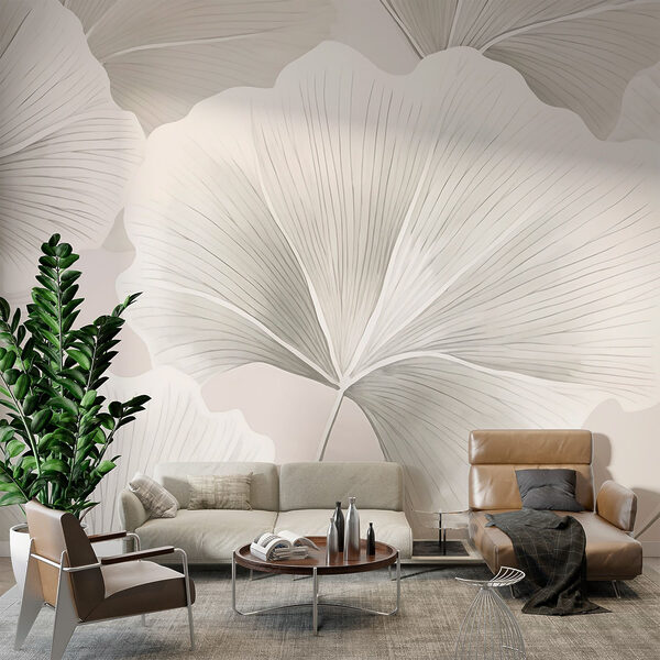 Delicate leaves in soft tones Delicate leaves in soft tones