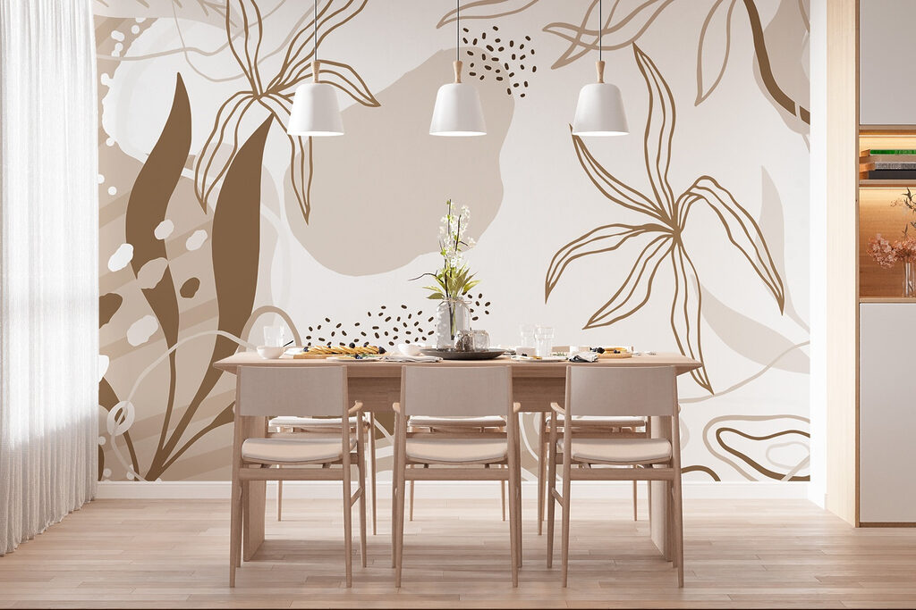 Natural patterns in soft tones