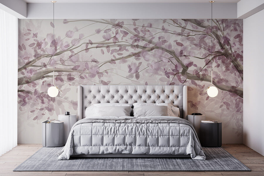 Wall murals Tree with purple leaves - Image 2