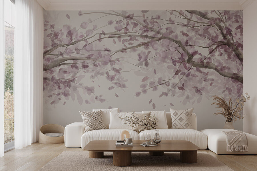 Wall murals Tree with purple leaves - Image 5