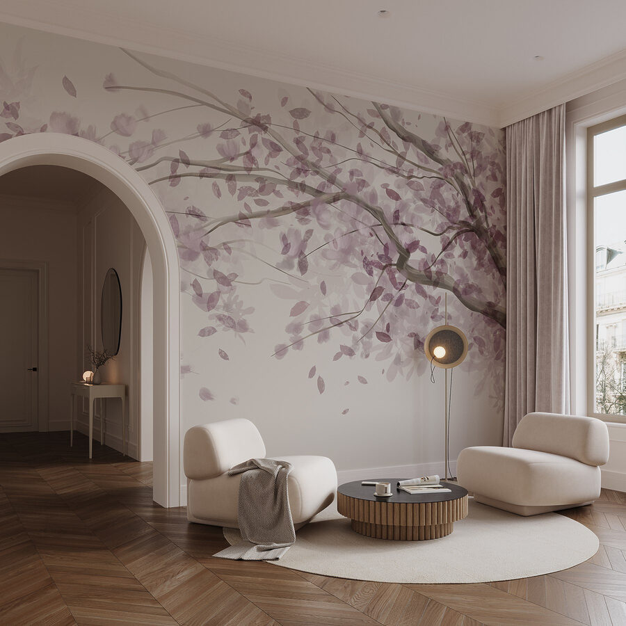 Wall murals Tree with purple leaves - Image 6