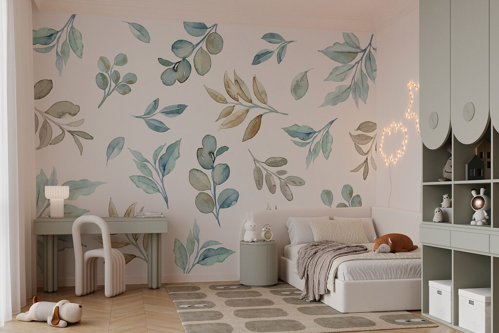 Pattern of leaves and branches