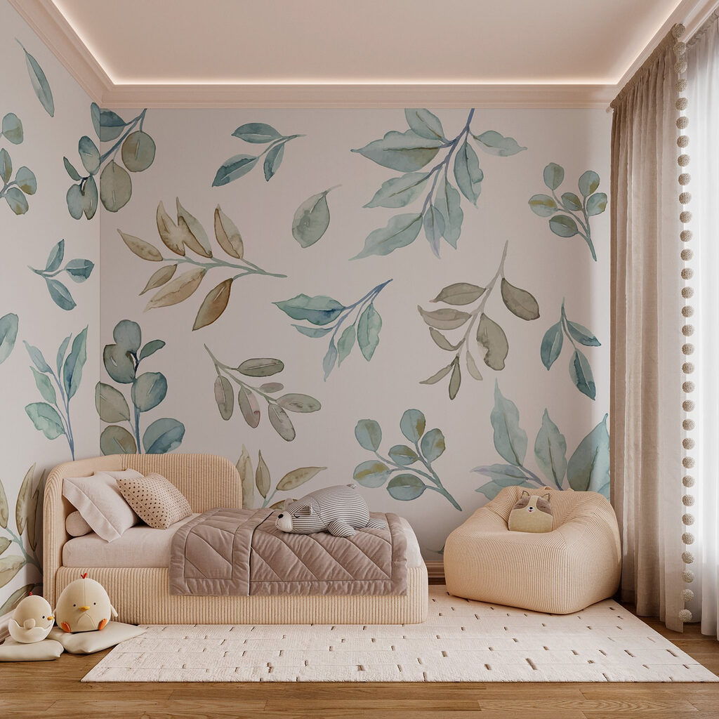 Pattern of leaves and branches