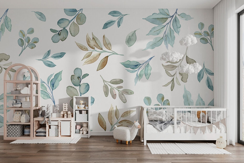 Pattern of leaves and branches