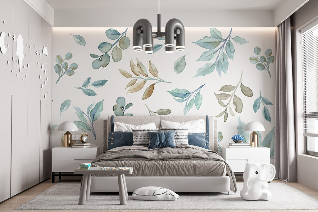 Pattern of leaves and branches