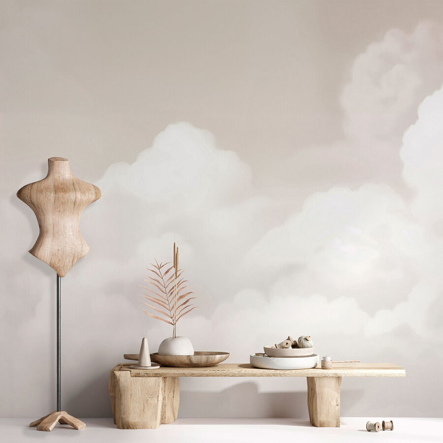 Cloudy sky with clouds