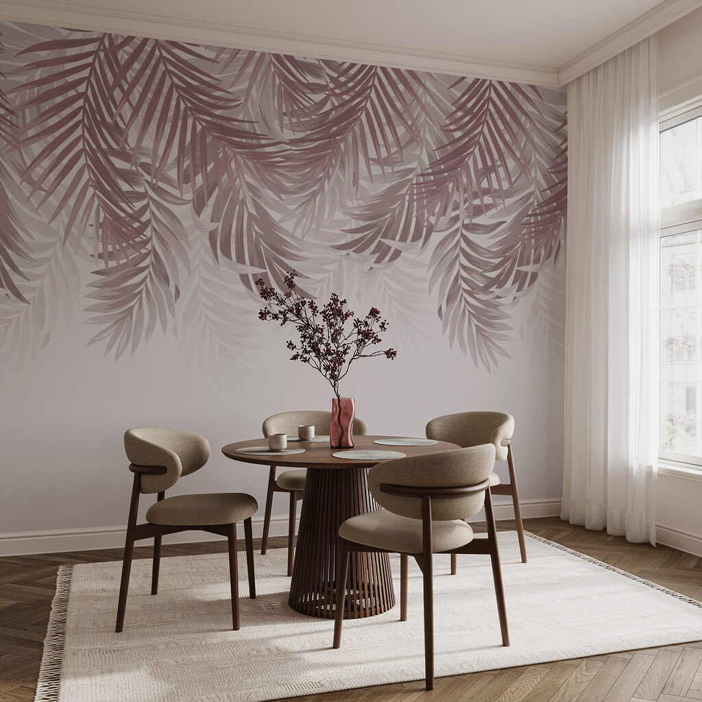 Botanical elegance in soft hues