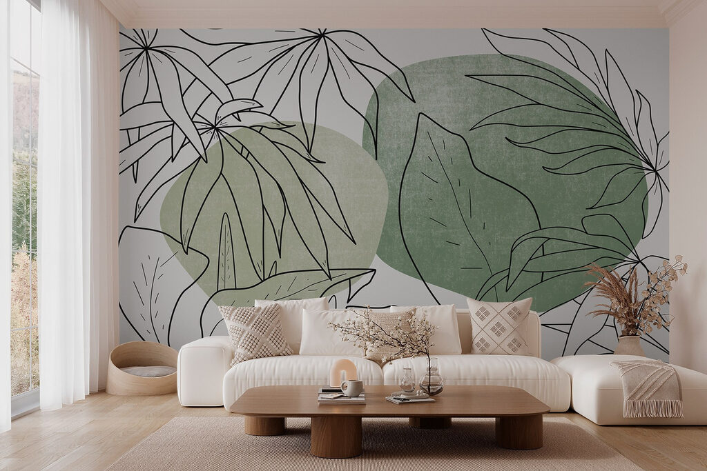 Drawing of leaves and plants Drawing of leaves and plants