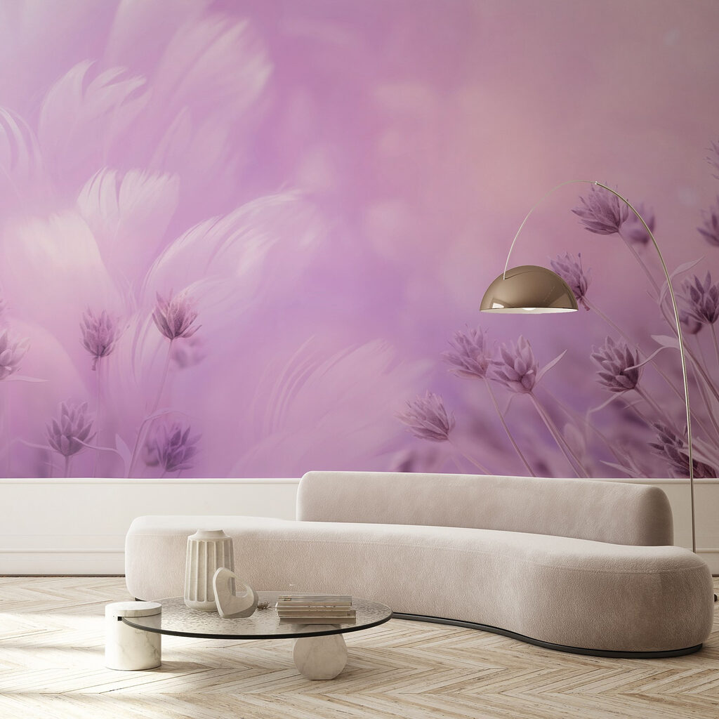 Soft petals in calming hues