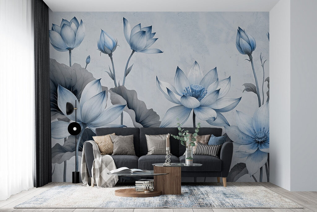 Delicate blooms in soft hues