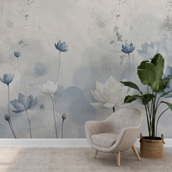 Wallpaper with flowers Wallpaper with flowers