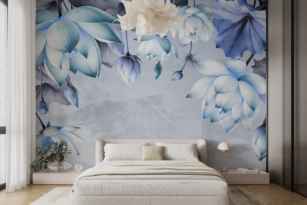 Delicate blooms in serene tones