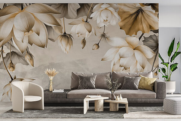 Delicate blooms on a subtle backdrop Delicate blooms on a subtle backdrop