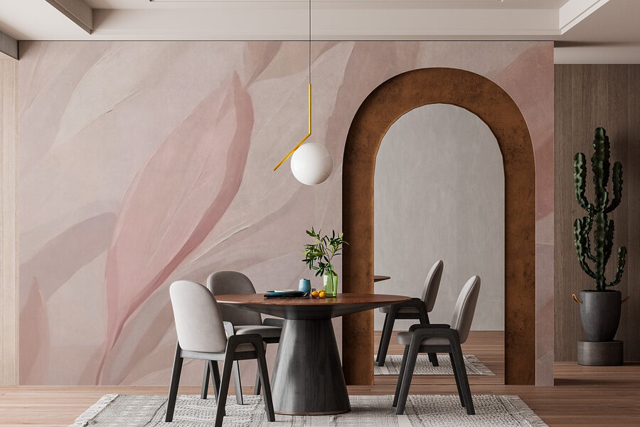 Wall murals Soft hues in delicate layers. - Image 2