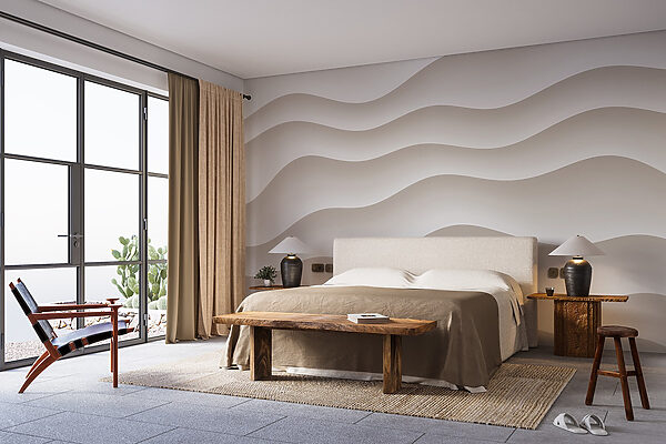 White and grey wavy lines White and grey wavy lines