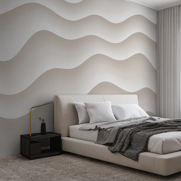 White and grey wavy lines White and grey wavy lines