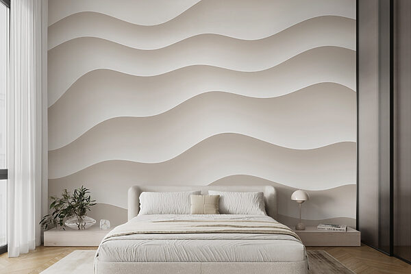 White and grey wavy lines White and grey wavy lines
