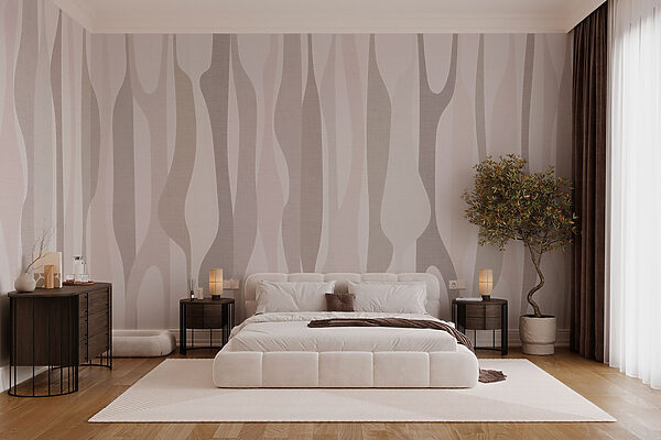 Flowing lines in muted tones Flowing lines in muted tones