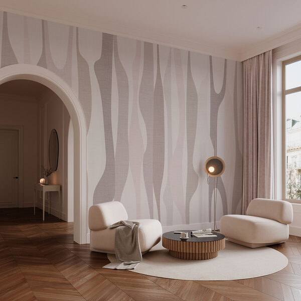 Flowing lines in muted tones Flowing lines in muted tones