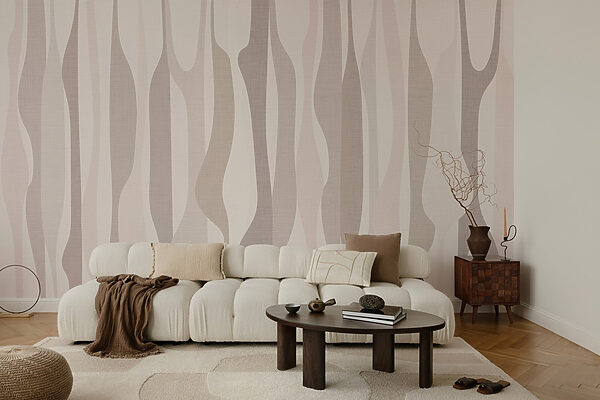Flowing lines in muted tones Flowing lines in muted tones