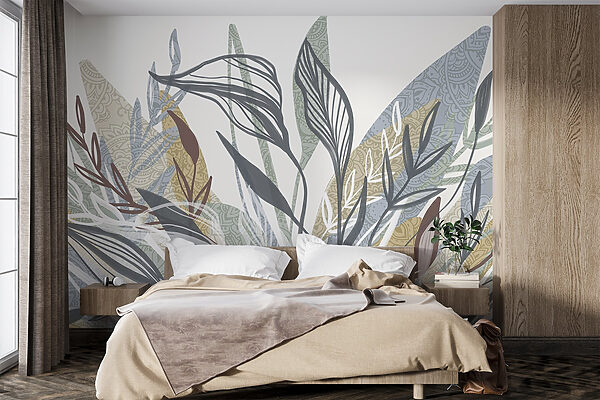 Elegant foliage with intricate patterns Elegant foliage with intricate patterns