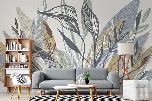 Elegant foliage with intricate patterns Elegant foliage with intricate patterns