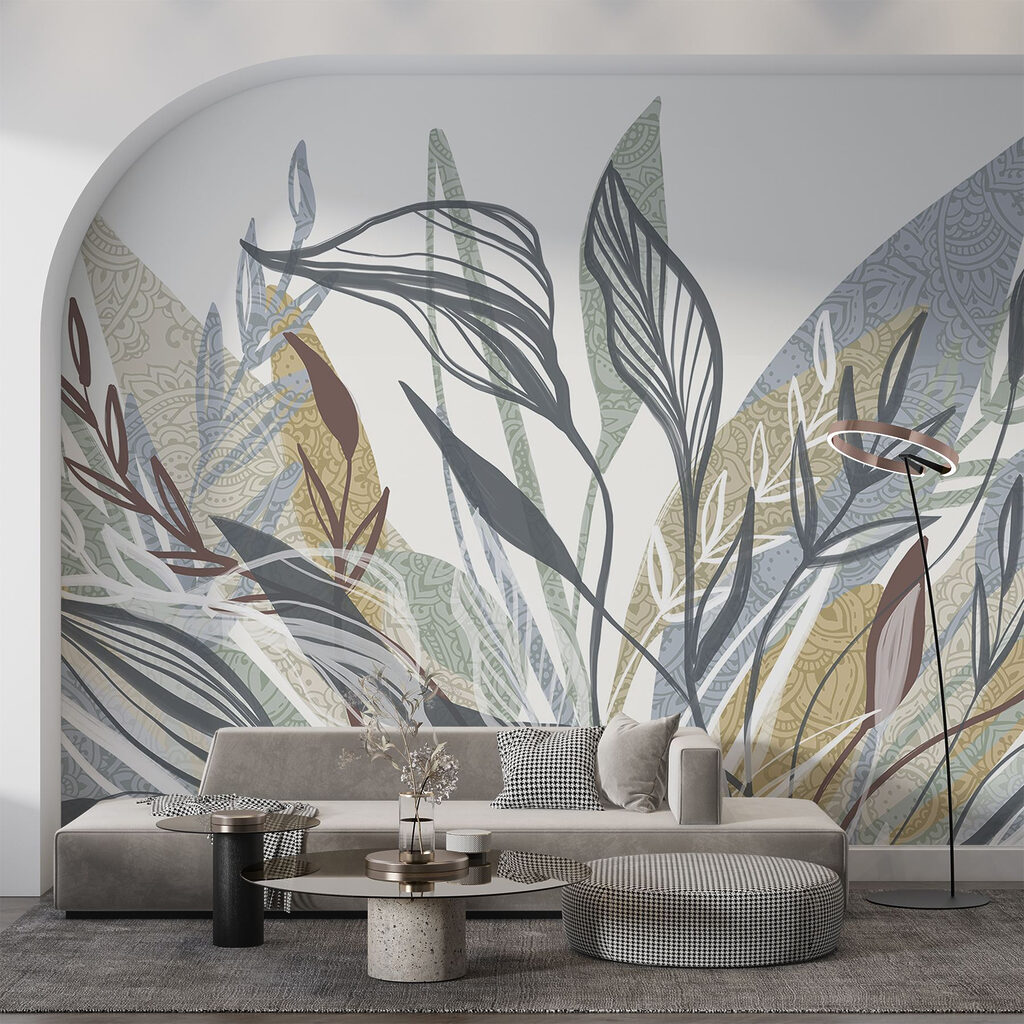 Elegant foliage with intricate patterns