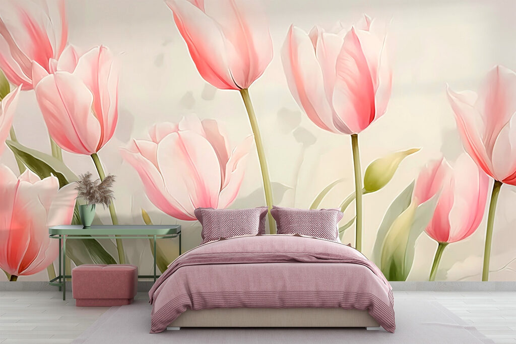 Group of pink flowers