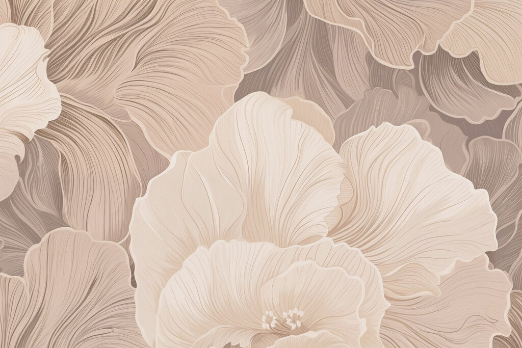 Soft petals in muted tones Soft petals in muted tones