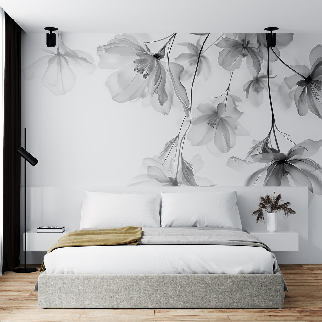 Delicate blooms on a soft backdrop