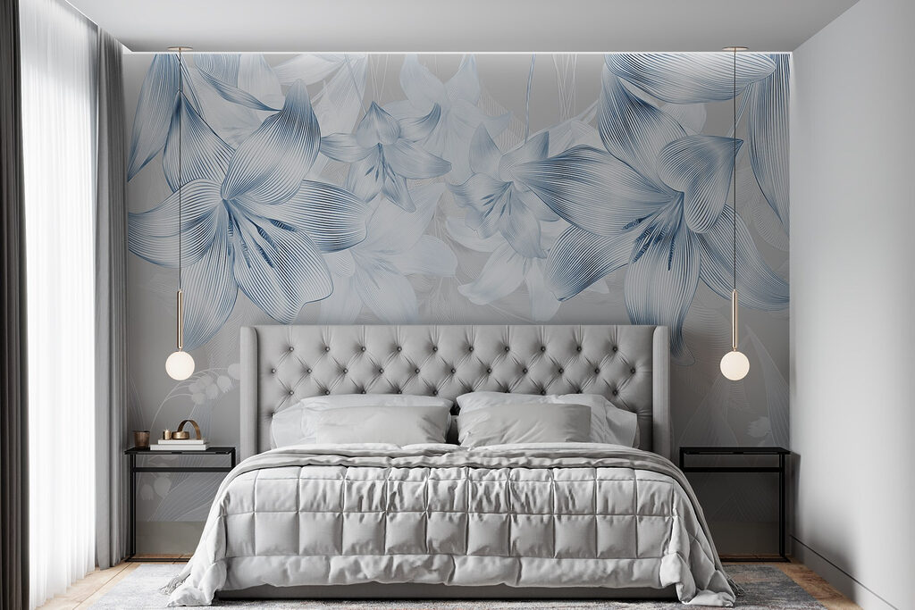 Delicate blooms in subtle shades